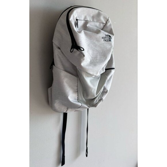 The North Face Aurora Backpack Womens Bag White Metallic Black Laptop Holder 22L - Picture 5 of 13